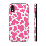 Pink Cow Print Tough Case | Phone Protective Hard cover