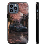 Cherry Blossom Street Scene R34 Skyline GTR Tough Case | Car Photo Cover
