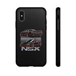 NSX Dual View Black Red JDM Sports Car Tough Phone Case Gift