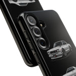 Silver Hakosuka Skyline Classic Sports Car Tough Phone Case for JDM Fans