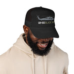 UH-60 Black Hawk Trucker Hat Military Helicopter Foam Snapback Cap Aviation Gift