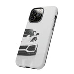 Arctic White C7 ZR1 Tough Phone Case for Vette Owners