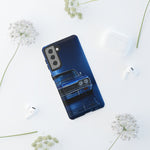 Blue Impala 1964 Phone Case, Classic Lowrider Tough Cover for Classic Car Fans