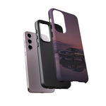 Sunset Skyline GT-R R32 phone case | car reflection, purple dusk