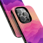 Pastel Mountain Haze Vaporwave Art Tough Phone Case