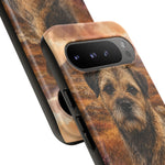 Border Terrier Earthy Watercolor Art Tough Phone Case