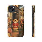 Corgi Royal Guard phone case | Cute British corgi soldier illustration