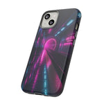 Neon Future Subway Station Tough Phone Case Cover Gift Art