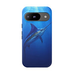 Blue Marlin Open Water Phone Case, Deep Sunbeam Tough Cover