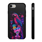 Neon Parrot Cocktails phone case | Tough Cases