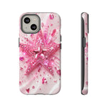 Pink Glitter Star Tough Case | Sparkle Phone Case