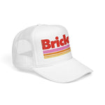 Brickell Miami Trucker Hat Retro Vintage Brickell Florida Foam Snapback Cap South Beach Style Hat