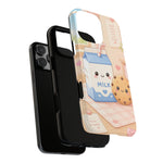Milk Cookie Phone Case Cute Food Kawaii Tough Cover Gift Art