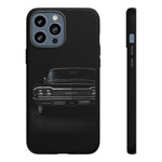 Black 1964 Impala Low-Key Tough Phone Case for Chevy Classic Car Fans
