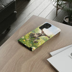 Playful Dog in Meadow Great Dane phone case | Puppy Art Tough Cover