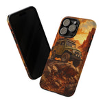 Land Cruiser FJ40 Classic 4x4 Red Rock Canyon Art Tough Phone Case