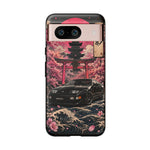 Black 300ZX Phone Case, Cherry Blossom Torii Art Tough Cover