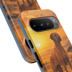 Rhodesian Ridgeback African Savanna Art Tough Phone Case