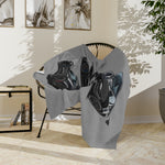 2019 ZR1 C7 Illustration Velveteen Blanket | Triple View Sports Car