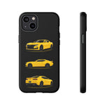 Yellow Camaro SS Muscle Car Phone Case Tough Multi View Print