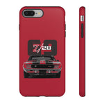 1969 Z28 Red Front View Muscle Car Tough Phone Case