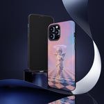 Praying Cherub Statue halo Vaporwave Aesthetic phone case
