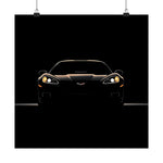 C6 Corvette Front View Poster Chevy Sports Car Wall Art