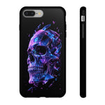 Holographic Skull Phone Case, Shattered Glass Iridescent Cover