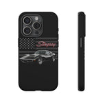 C3 Stingray Phone Case Black Sports Car Tough Cover Gift