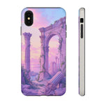 Roman Ruins Pastel Sky Vaporwave Art Tough Phone Case