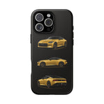 Gold Fairlady Z Classic Sports Car Tough Phone Case - 3 View