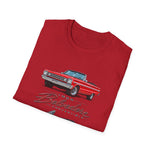 1966 Belvedere Convertible Car T-Shirt | Vintage Red Classic Automobile Tee