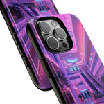 Empty Mall Escalator Vaporwave Art Tough Phone Case