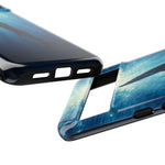 Barracuda Silhouette Phone Case, Sunlit Marine Art Tough Cover