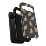 Vintage Ghost Pattern phone case | Halloween spooky stars design
