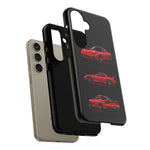 FD RX7 Phone Case Red, Three-View Vector Cover, JDM Gift
