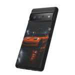 Orange C6 Neon Car Meet Tough Phone Case