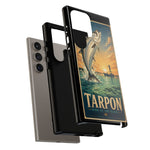 Tarpon Fishing Phone Case Saltwater Angler Tough Cover Gift