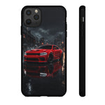 Charger Hellcat Widebody Red Rain Art Phone Case