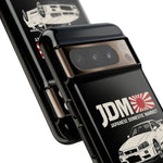 R34 Skyline GT-R JDM Rising Sun Tough Phone Case Cover Gift