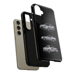 Silver Prelude Sports Coupe Tough Phone Case for JDM Fans