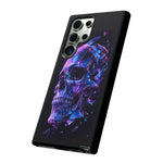 Holographic Skull Phone Case, Shattered Glass Iridescent Cover