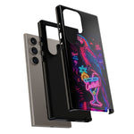 Neon Parrot Cocktails phone case | Tough Cases