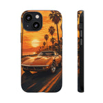 Orange Corvette C3 Stingray Sunset Palms Phone Case