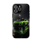 Camaro ZL1 Neon Green Muscle Car phone case | Tough Cover