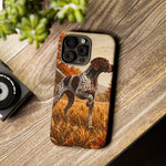 German Shorthaired Pointer Pointing Art Tough Phone Case