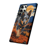 Blue Heeler Australian Cattle Dog Art Tough Phone Case