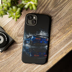 Camaro ZL1 Phone Case, Blue Track Smoke Studio Cover