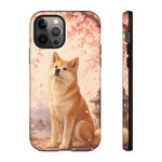 Akita Cherry Blossom Phone Case Sakura Dog Lover Gift