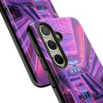 Empty Mall Escalator Vaporwave Art Tough Phone Case